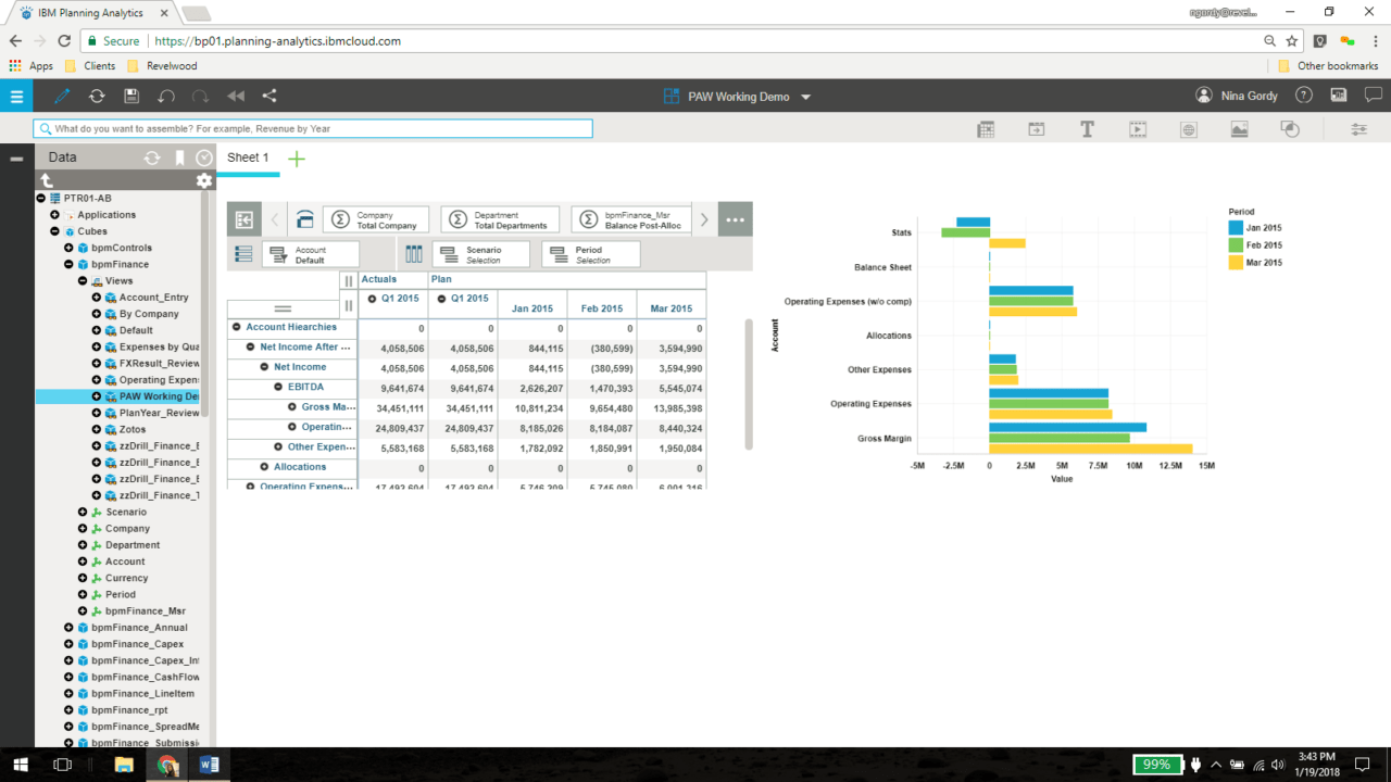 IBM Planning Analytics: обзор решения от компании IBM