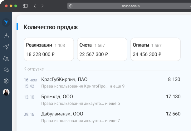 СБИС: обзор CRM системы от компании Тензор