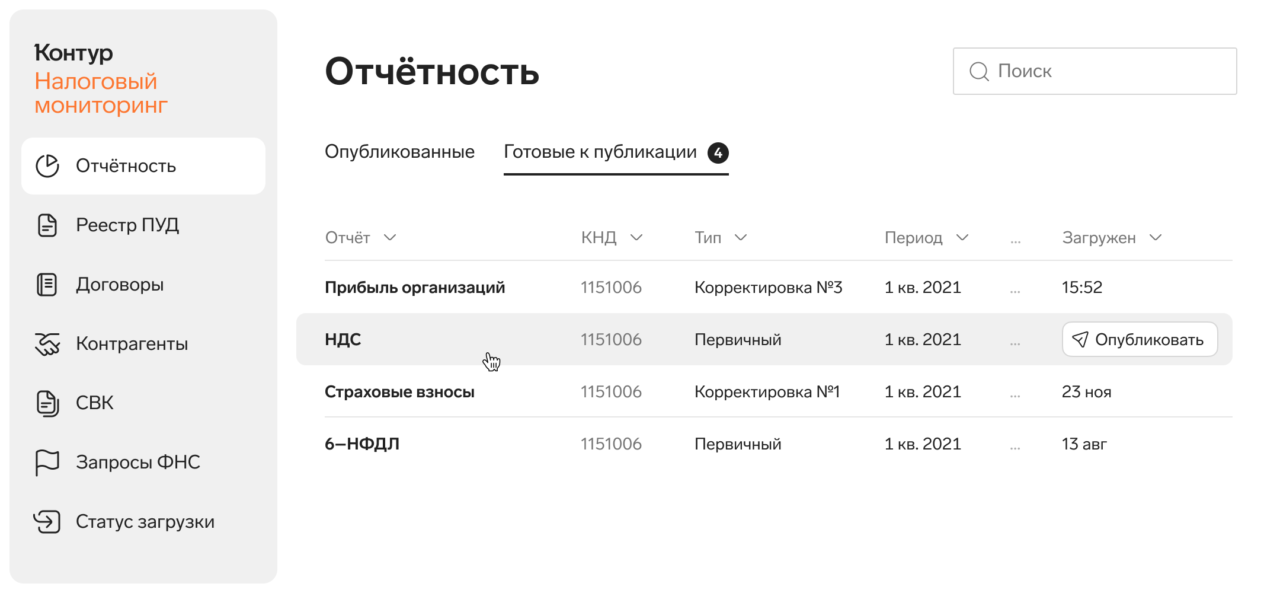 Контур.Налоговый мониторинг: обзор системы налогового мониторинга от компании СКБ.Контур