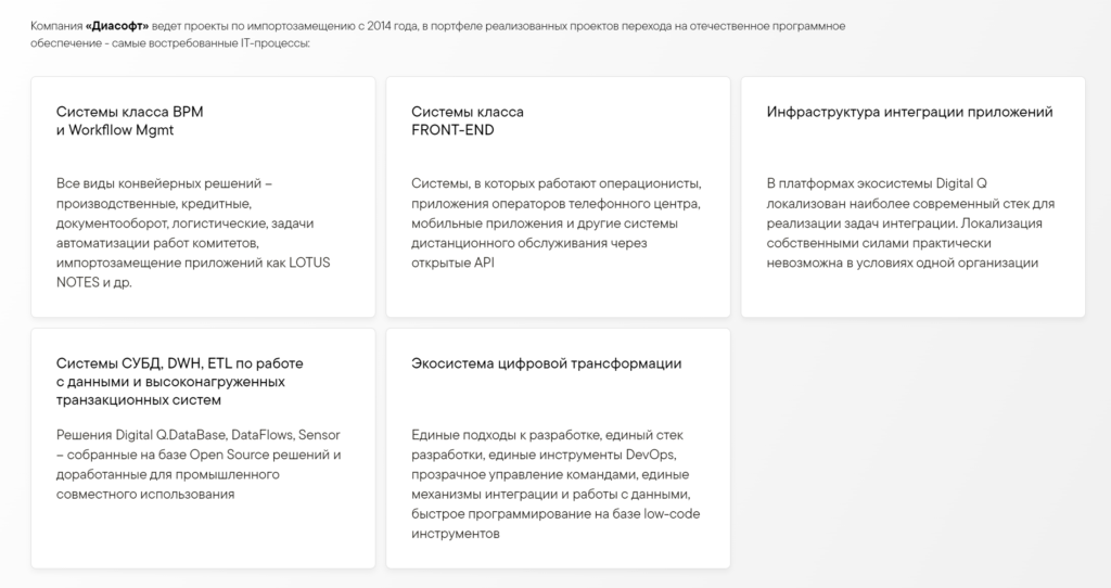Digital Q: обзор платформы для автоматизации бизнес-процессов от компании «Диасофт»