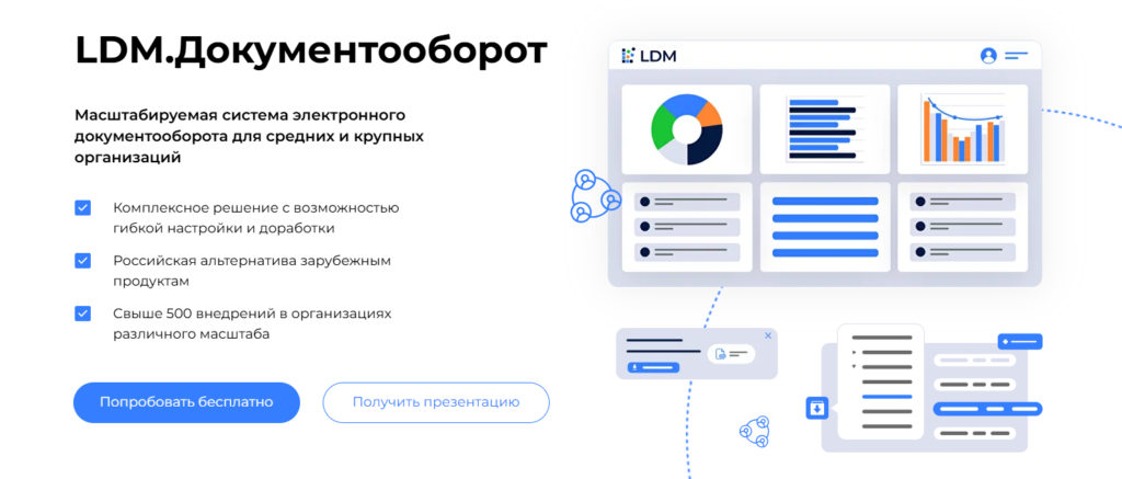 LDM.Документооборот: обзор системы электронного документооборота от компании LDM